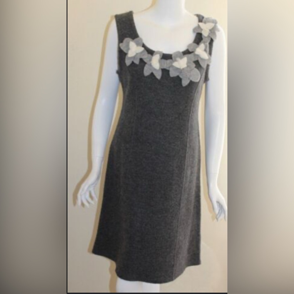 Anthropologie - Girls From Savoy Gray Merino Sleeveless Dress